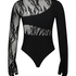 Lace Panels Body, Black