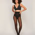 Tight 15 Denier Allover Rhinestones, Black