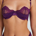 Half-Padded Cup Underwired Bra Belladonna, Purple