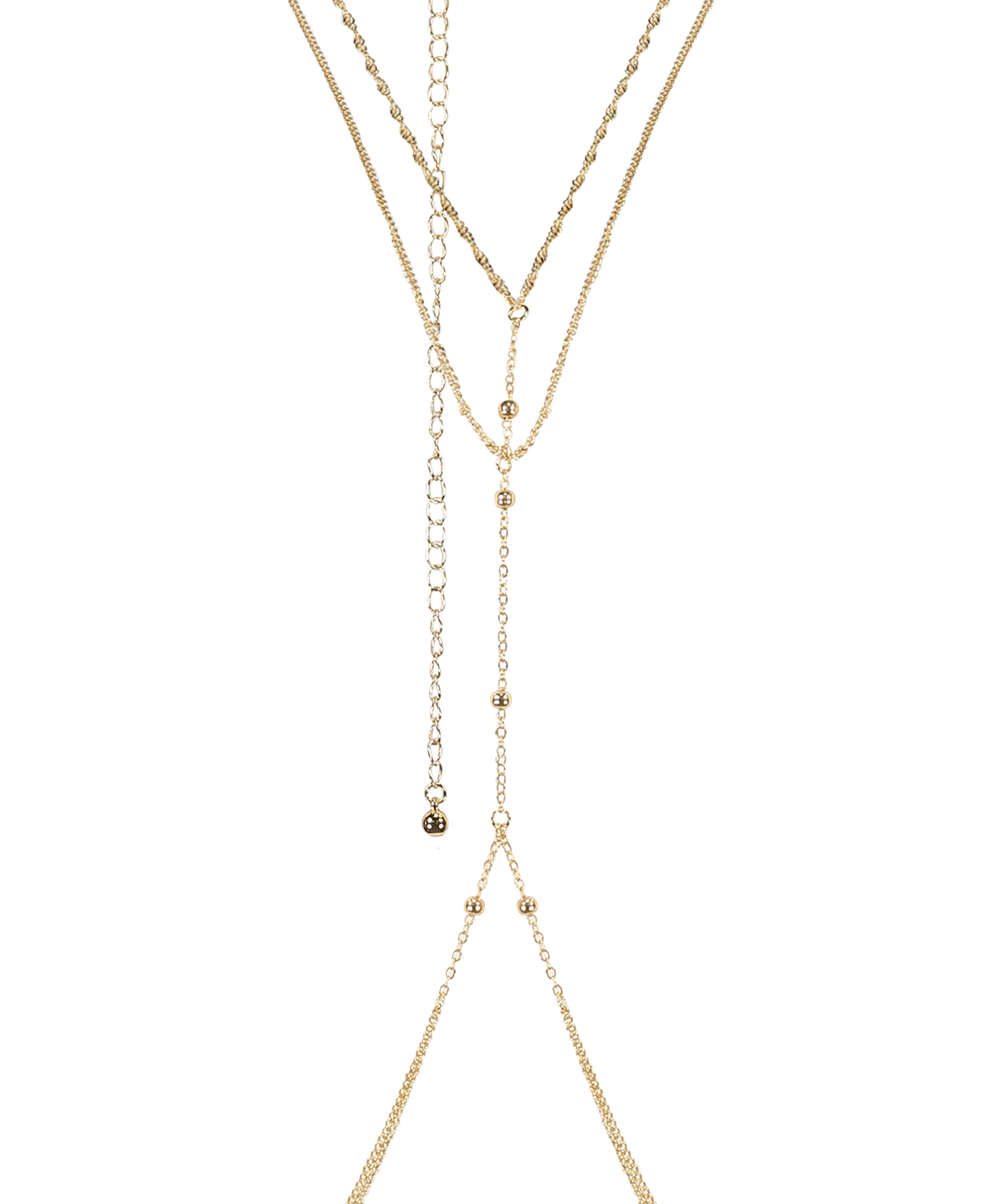 Harness body chain, Yellow, main