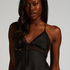 Satin Marcela Cami Top, Black