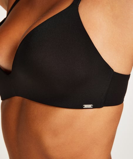 Mona padded non-underwired bra, Black