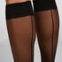 Sheer Socks Back Seam, Black
