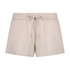Linen Pyjama Shorts, Beige