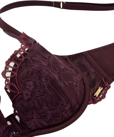 Samra Padded Underwired Bra, Purple