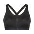 HKMX Sports bra The Pro Level 3 Gold Glitter, Black