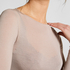 super soft Boatneck Shirt with Cashmere, Gray
