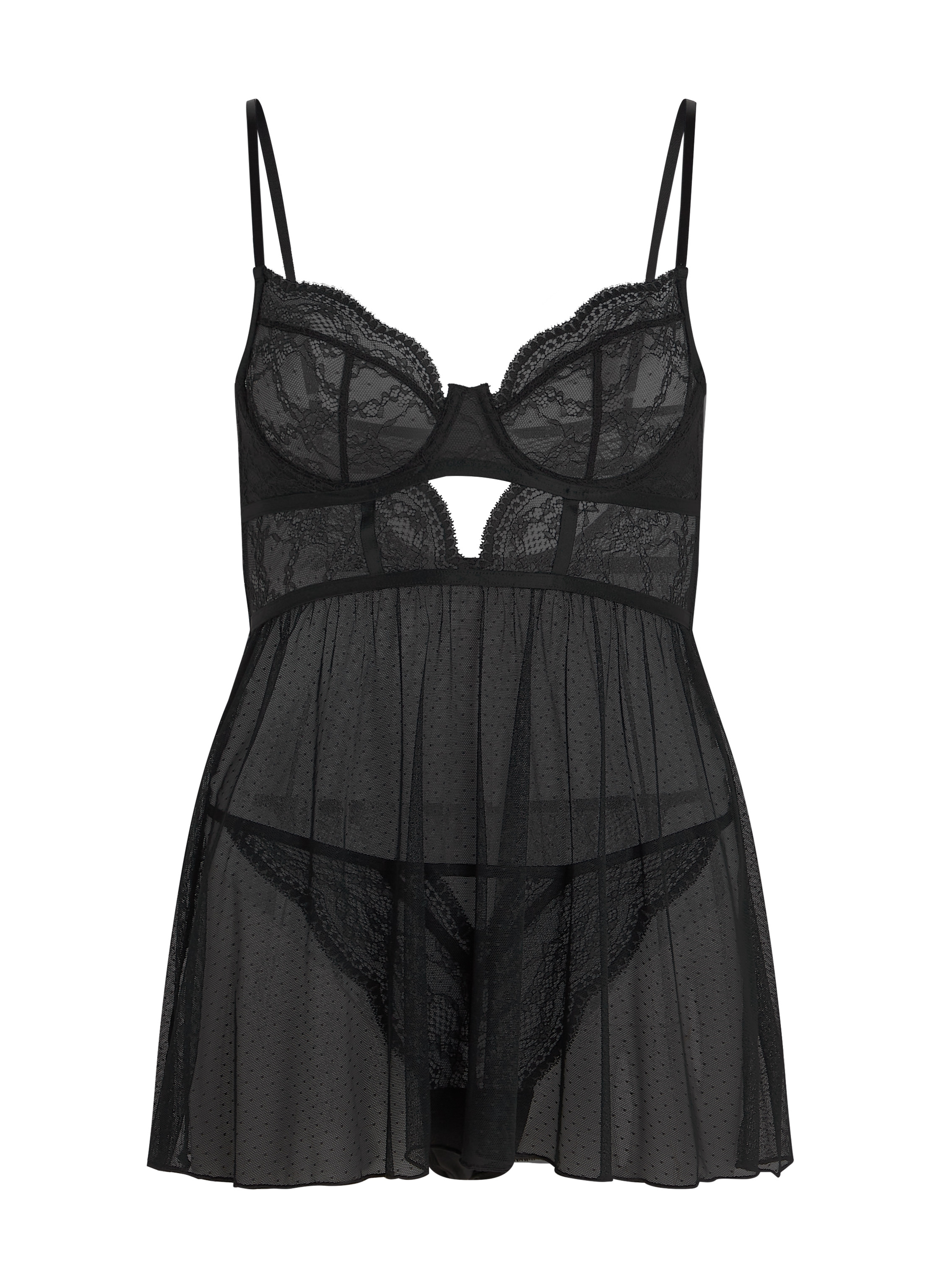 Isabelle Babydoll, Black, main