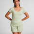 Pointelle Top Lace, Green
