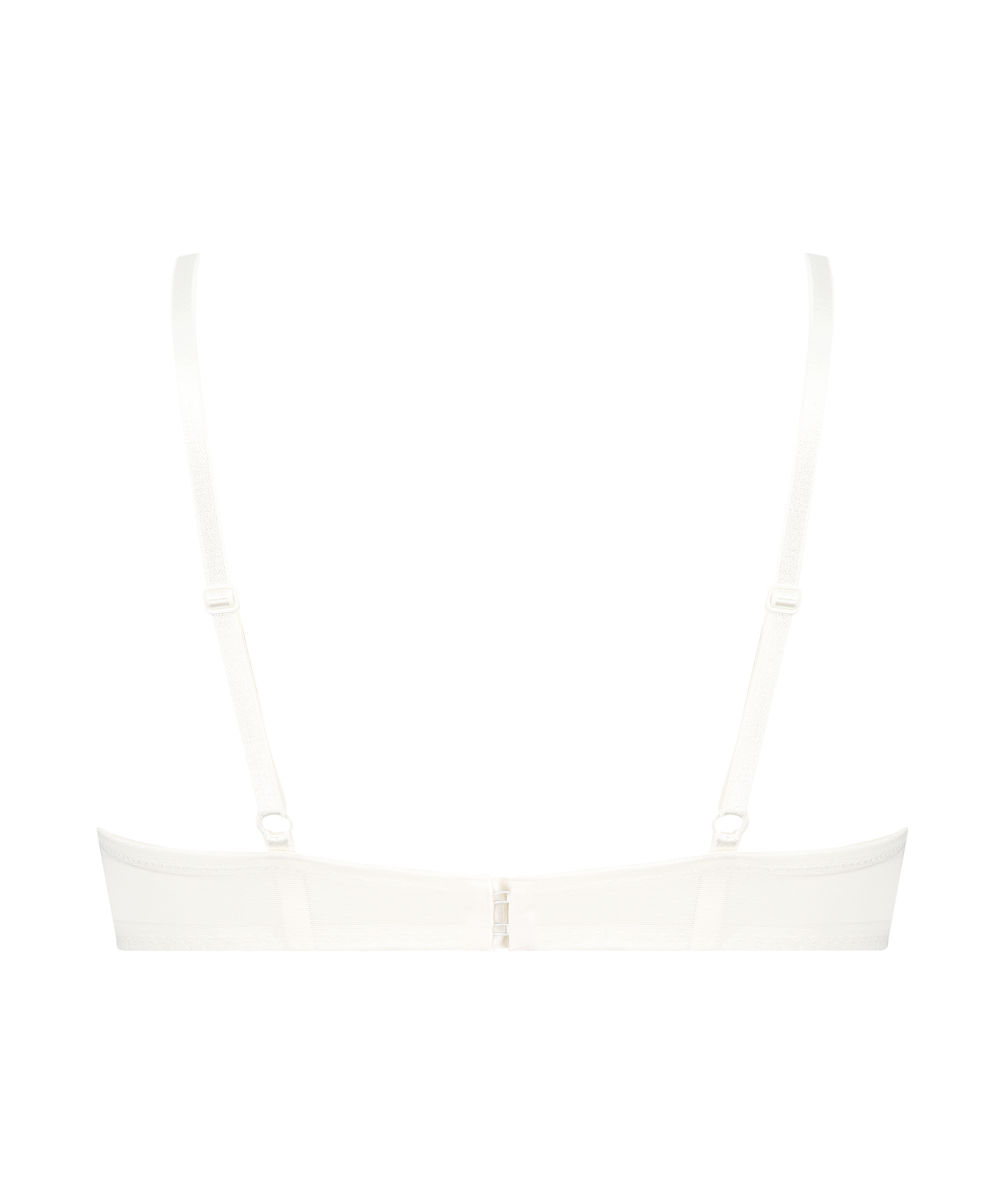 Leyla padded push-up underwired bra, White, main