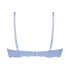 Marine Padded Push-Up Underwired Bra, Blue