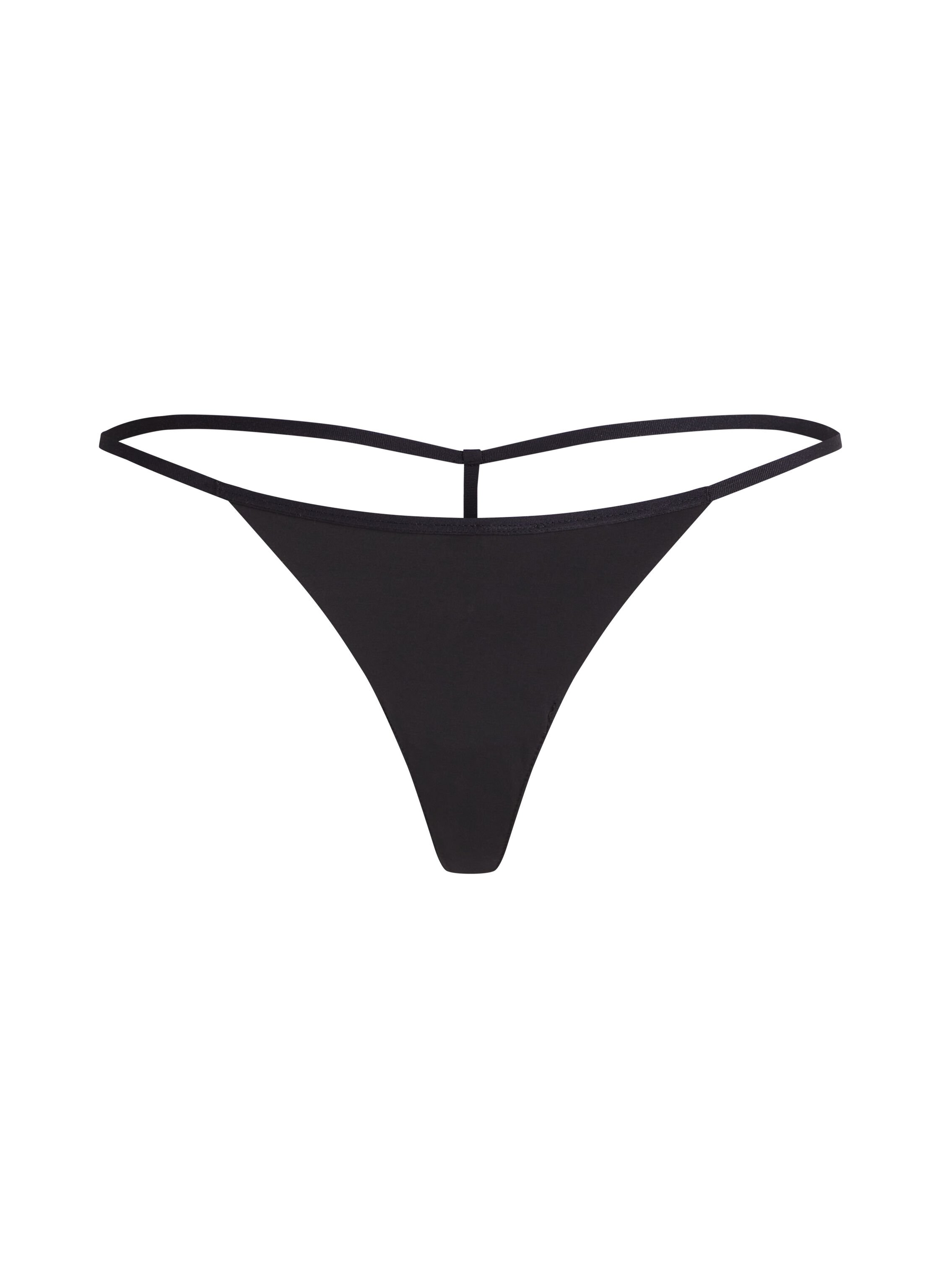 Seamless thong, Black