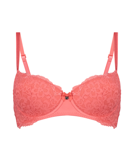 Marine Padded Underwired Bra, Pink