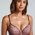 Lea Padded Underwired Push-Up Bra, Purple