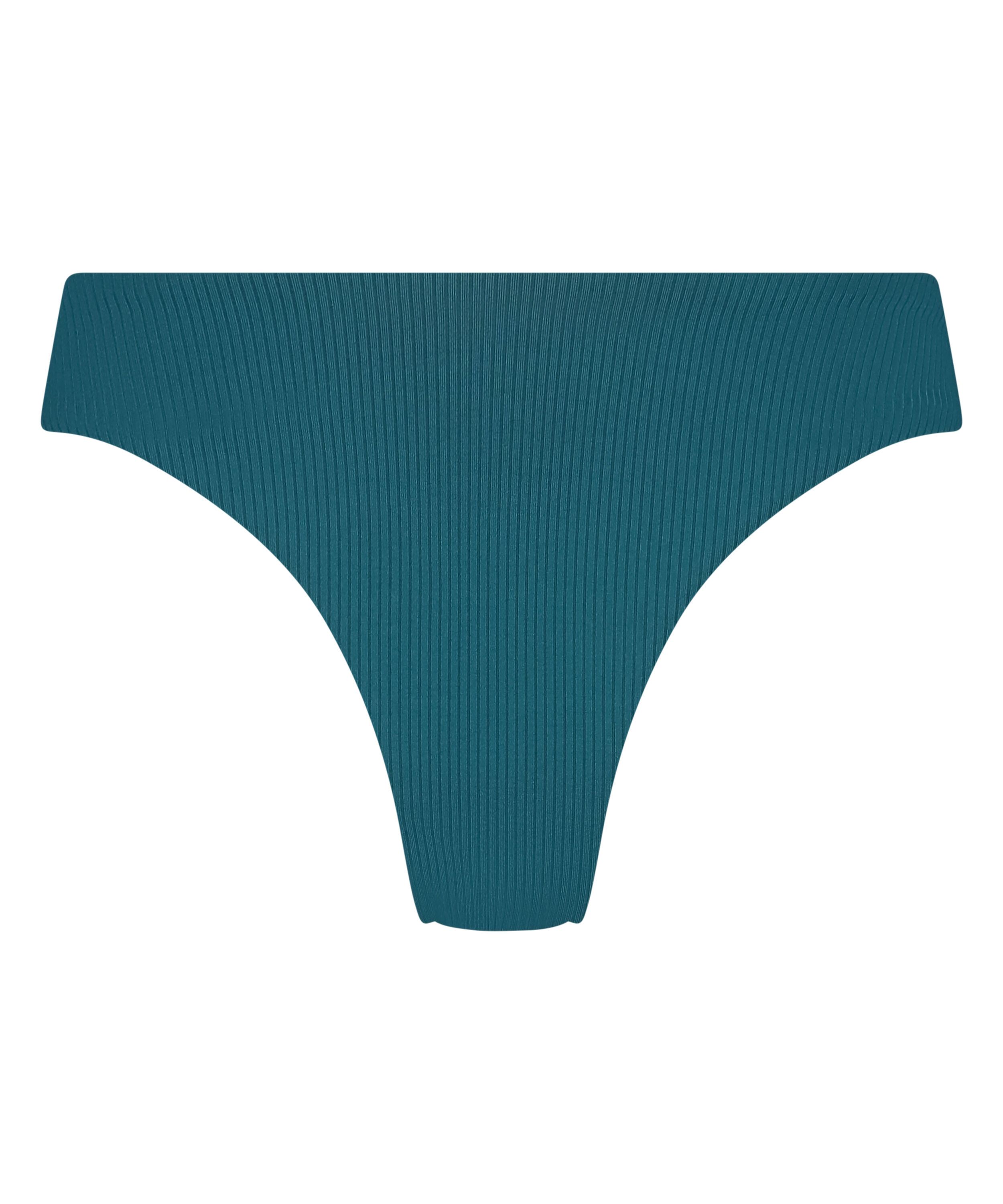 Eclipse High-Leg Bikini Bottoms, Green