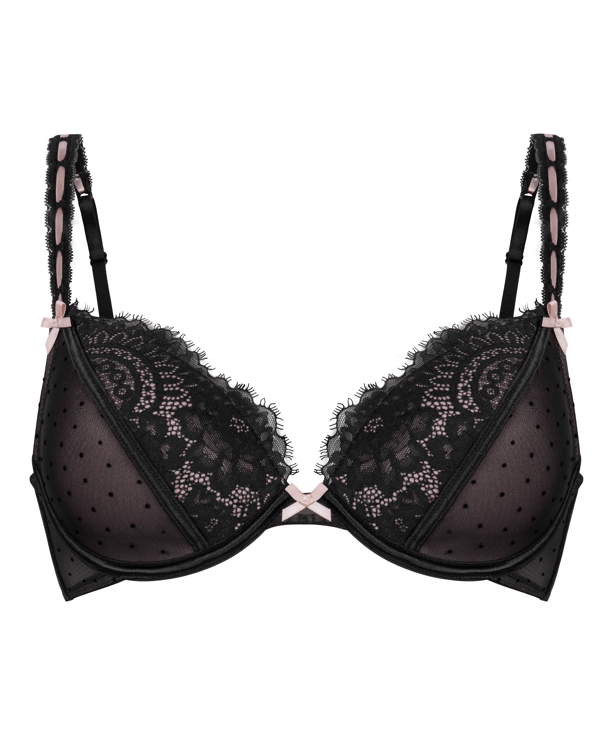 Dorothy Padded Underwired Bra, Black