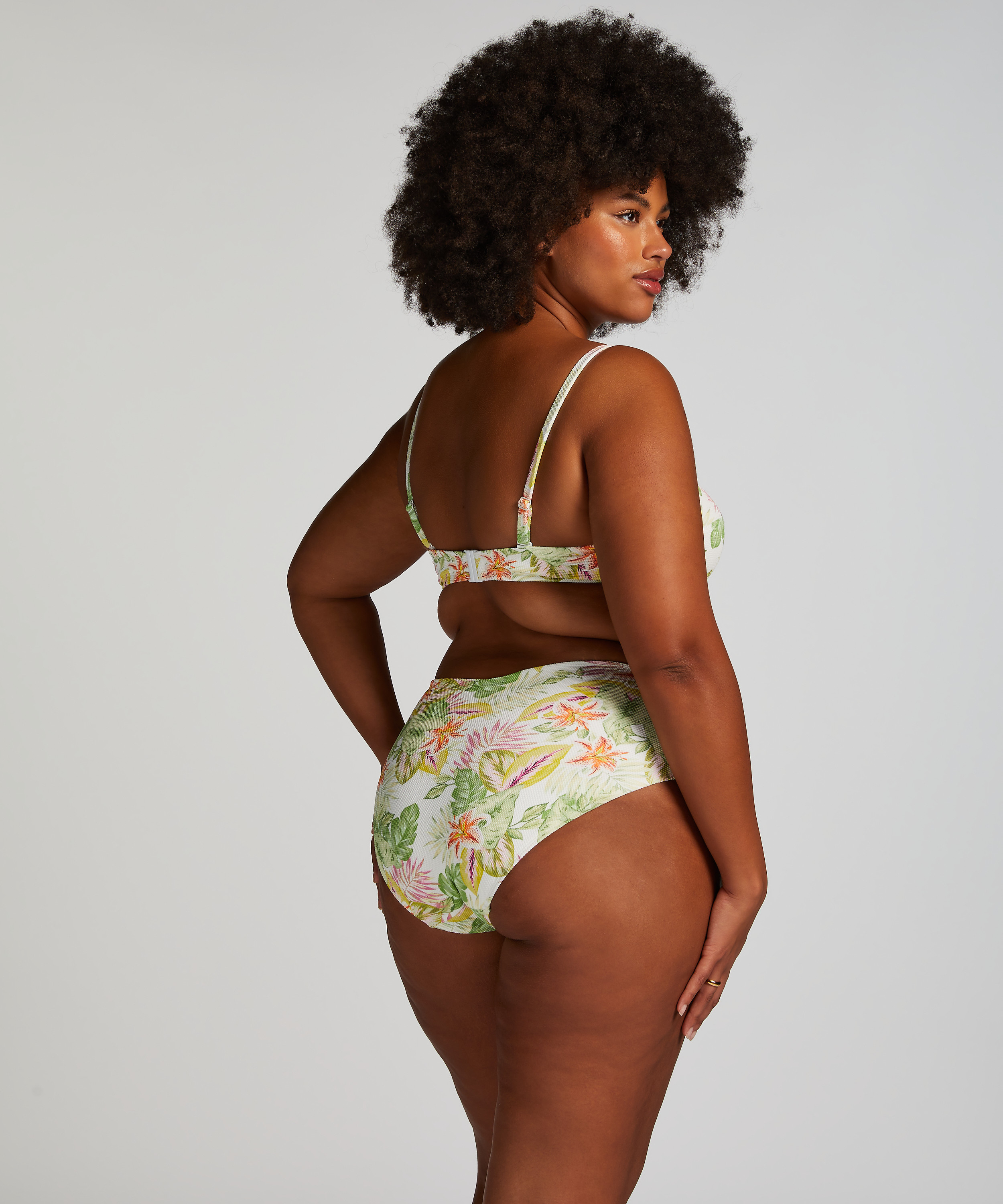Tropics Push-Up Bikini Top Cup A - E, White, main