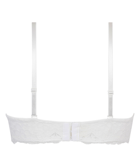 Marine Padded Underwired Strapless Maximizer Bra, White