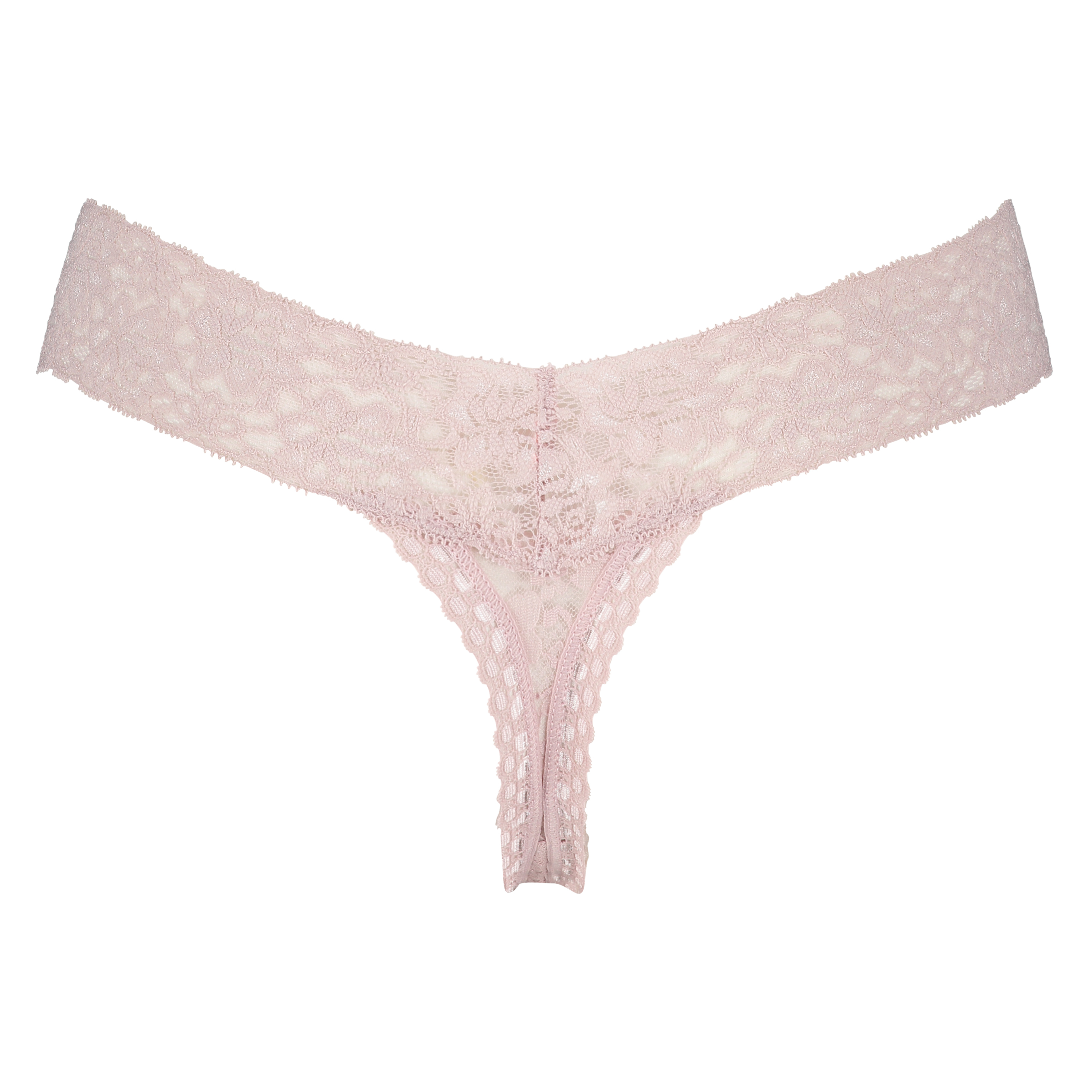 Floral Lace Thong, Purple, main