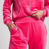Velours Pyjama Pants, Pink