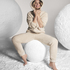Snuggle Fleece Joggers, Beige