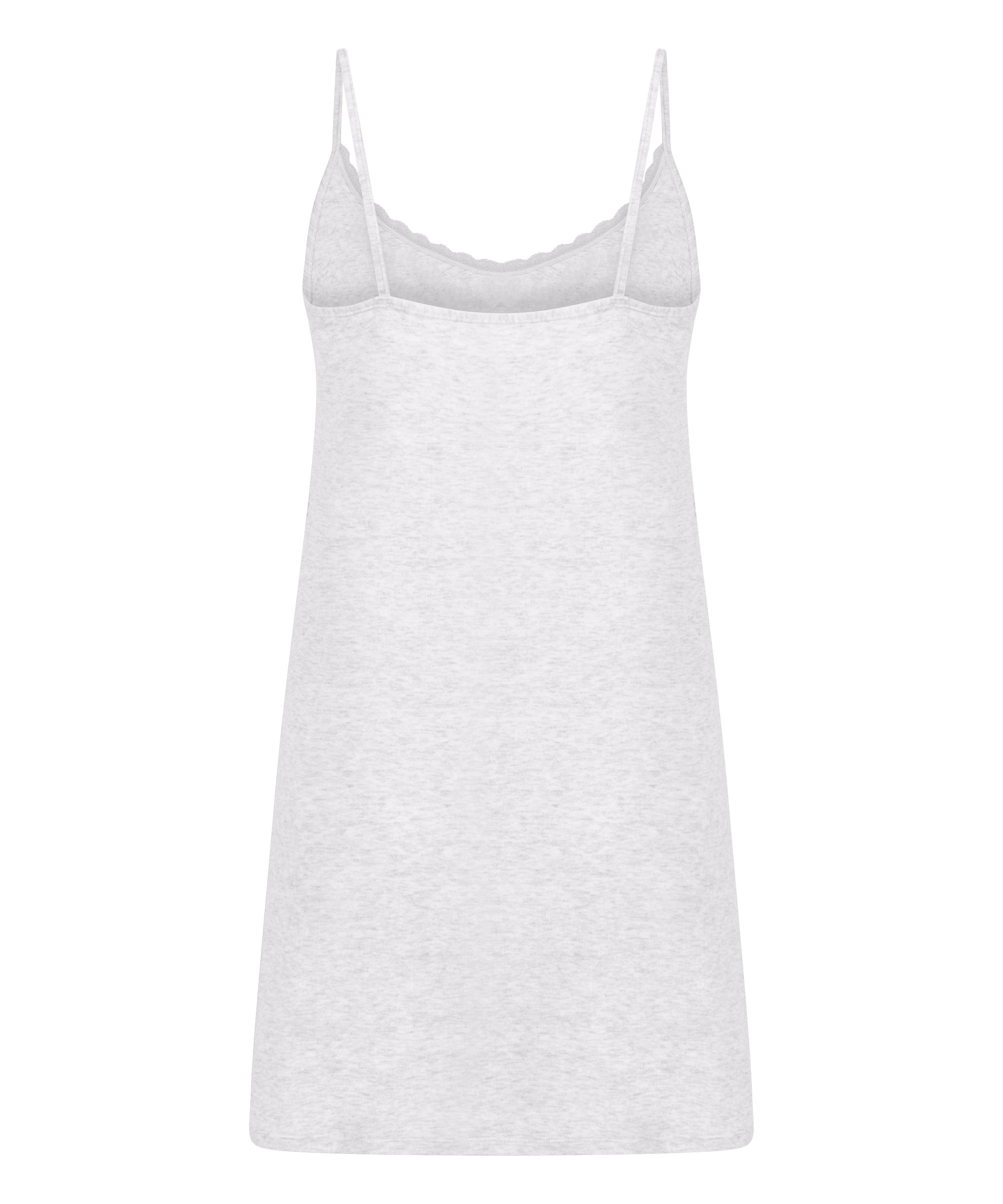Pointelle Slipdress, Gray, main