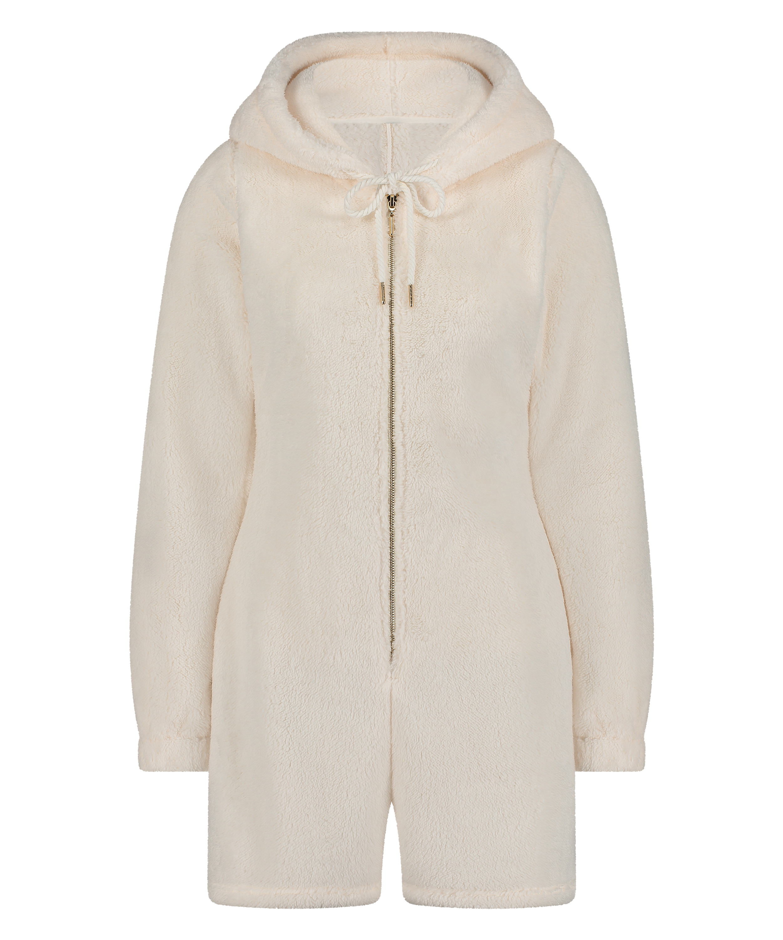 Fleece Onesie, White, main