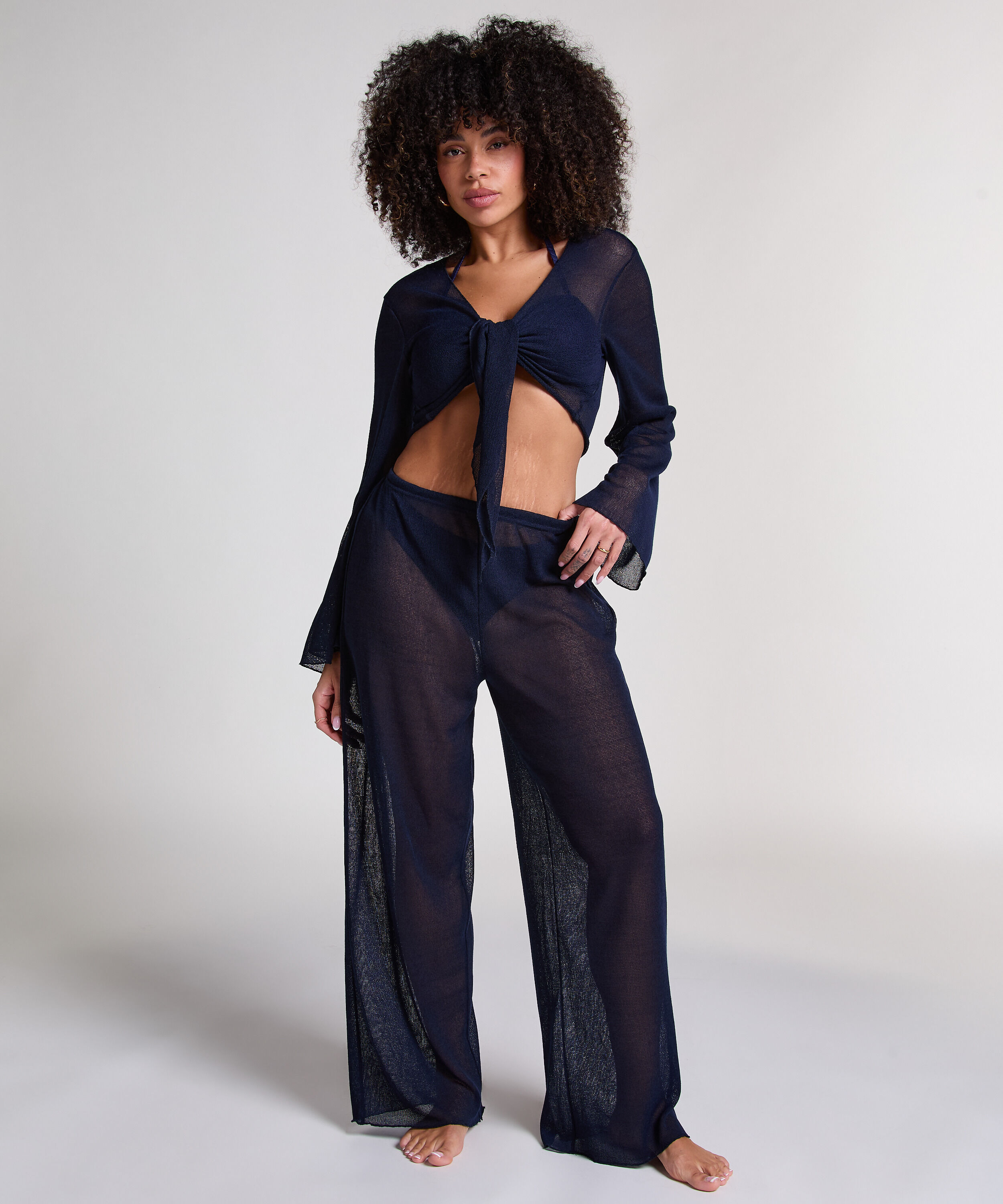 Beach Knit Pant, Blue