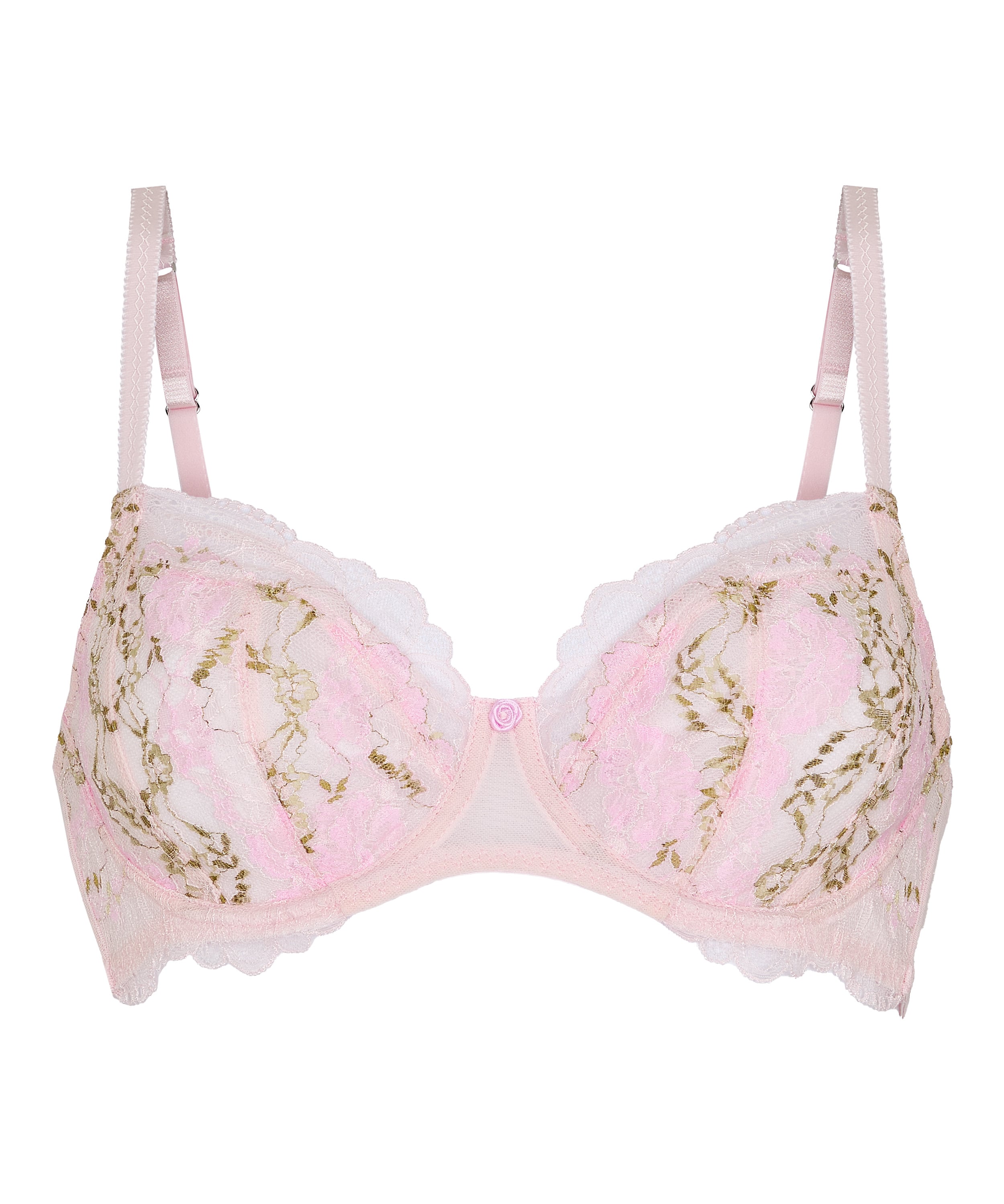 Miri Non-Padded Underwired Bra, Pink, main