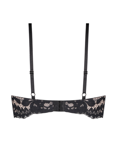 Elly padded underwired bra, Black