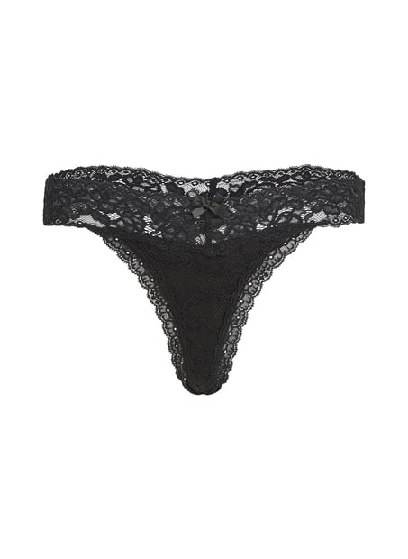 Madison Extra Low Thong, Black