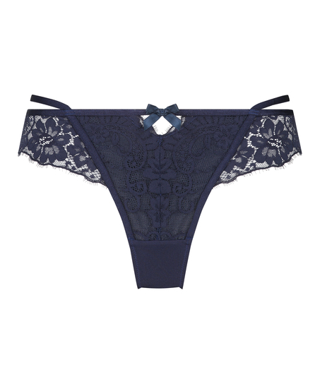 Blossom Thong, Blue