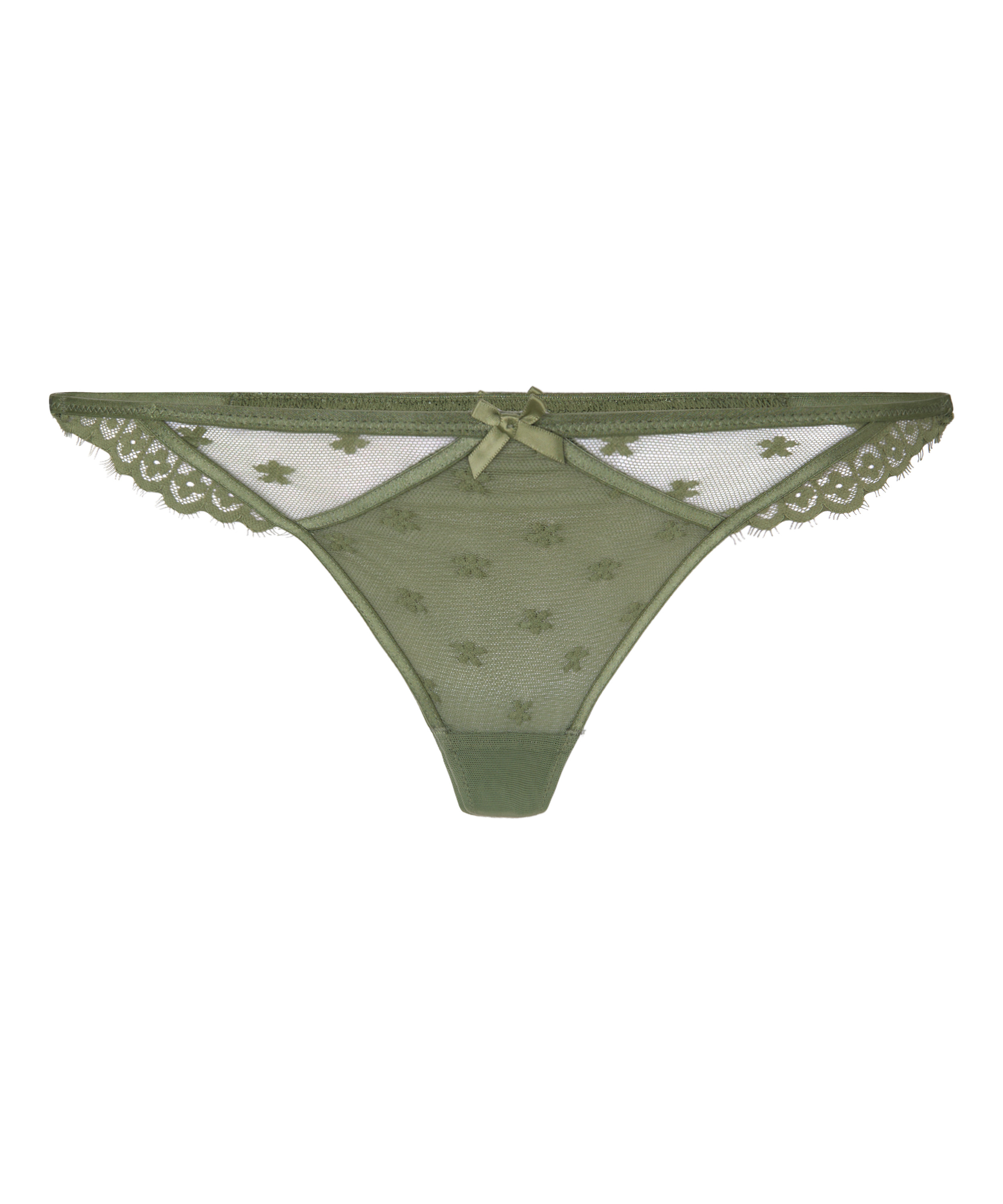 Valora Highleg Thong, Green, main