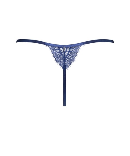 Mabel High Leg String, Blue