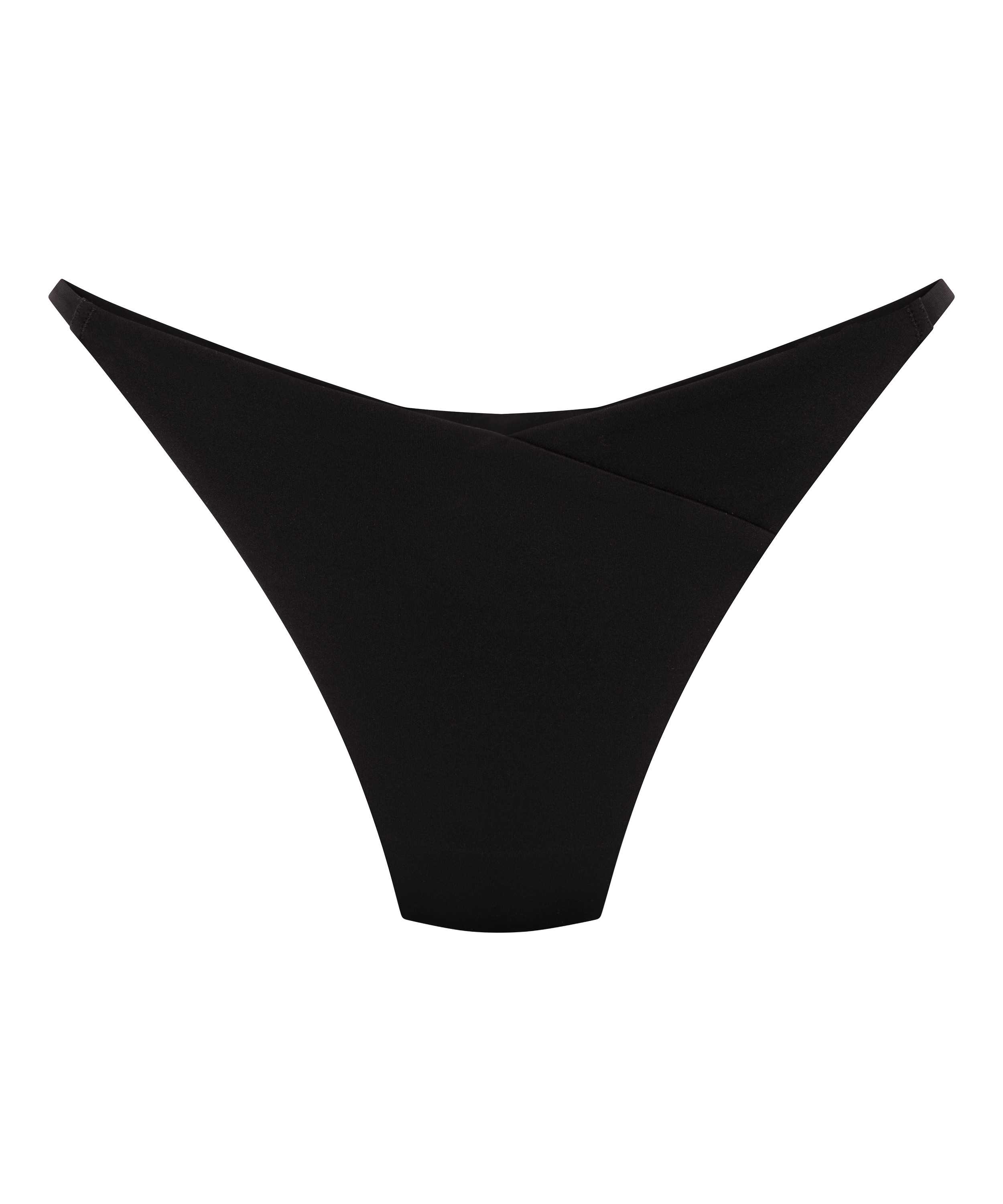 Vivianne High Leg String, Black, main