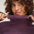 super soft Turtleneck shirt with Cashmere, Purple