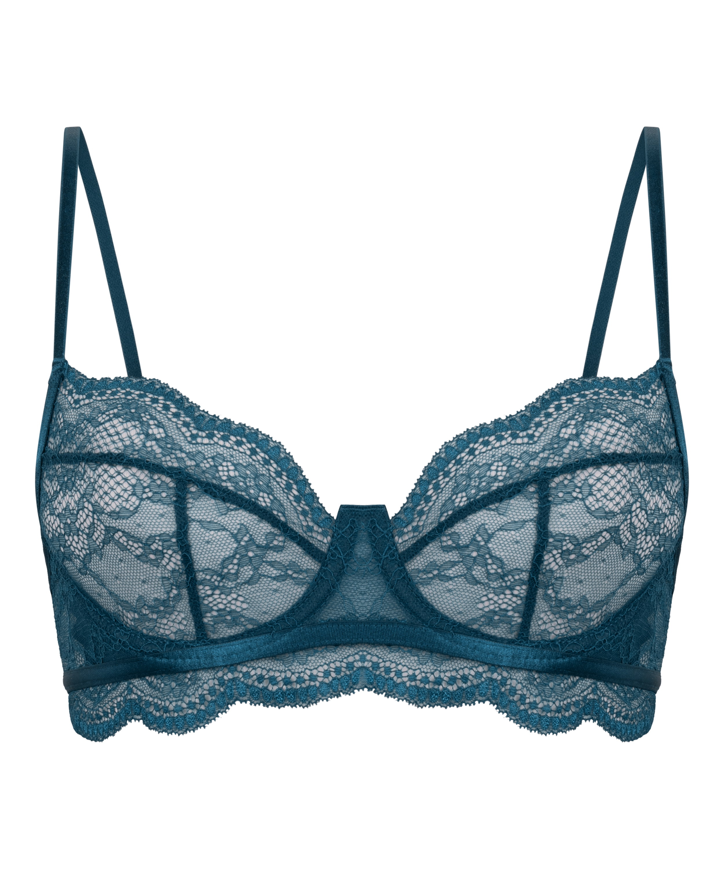 Isabelle Non-Padded Underwired Bra, Blue, main