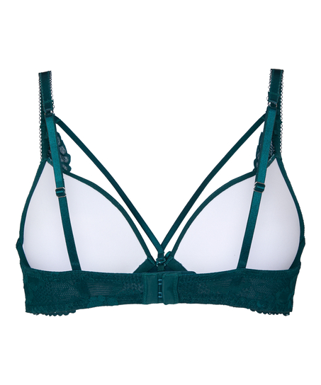 Isadora Padded Underwired Push-Up Bra, Green