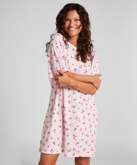 Roundneck Nightshirt, Pink