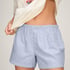 Pyjama Set with Short and T-shirt, White
