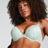 Ida Padded Underwired Bra, Green