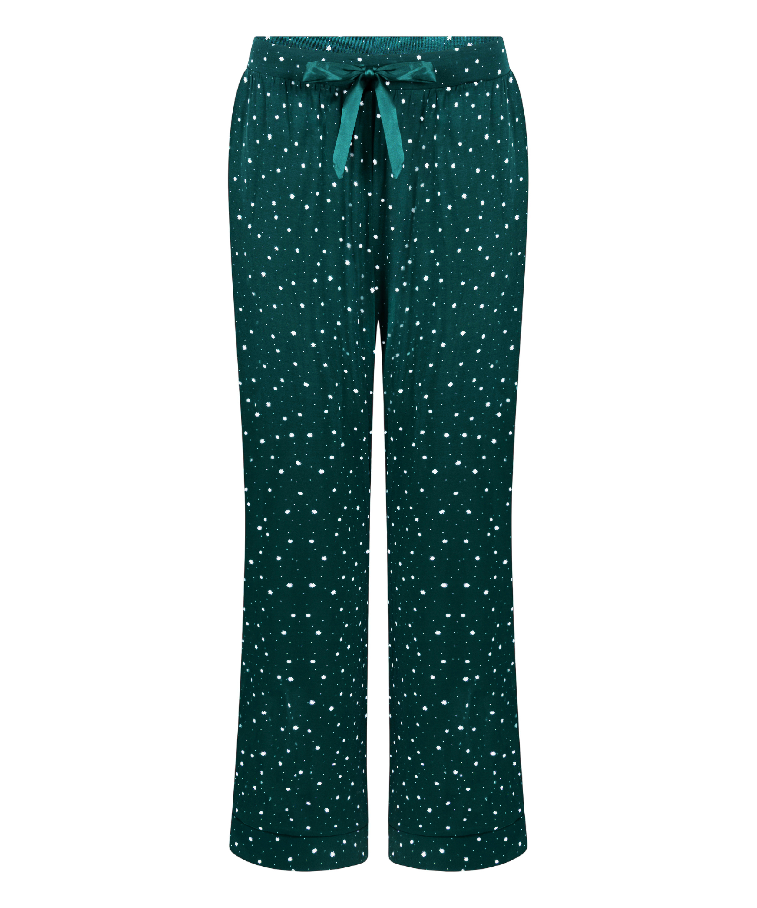Jersey Pyjama Pants, Green, main