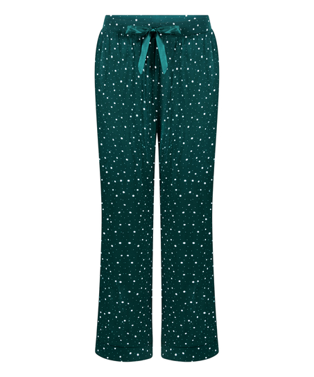 Jersey Pyjama Pants, Green