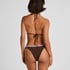 Highleg Bikini Bottom Algarve, Brown