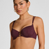 Panama Padded Underwired Bikini Top, Purple