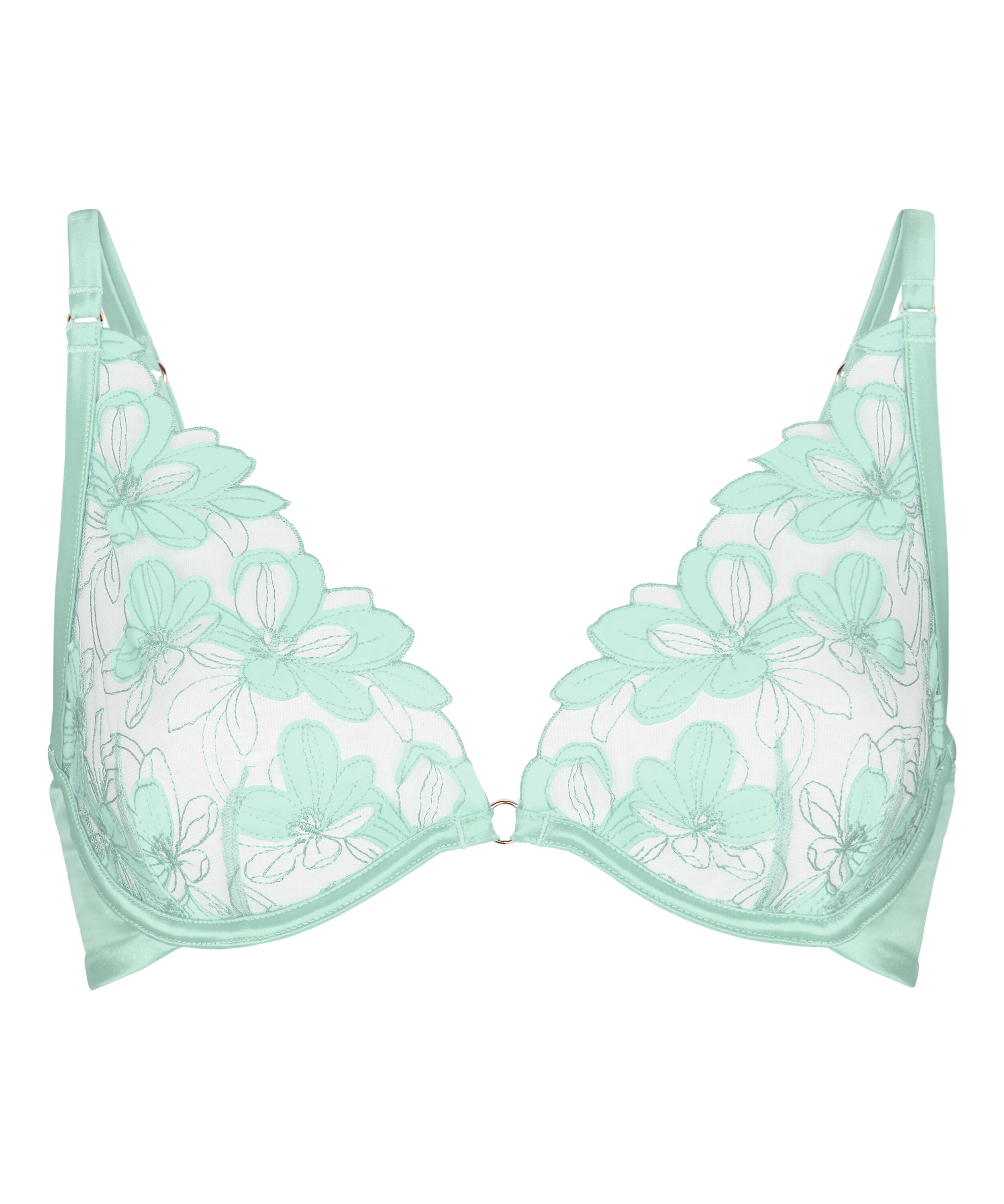 Non-Padded Underwired Bra Beatrice, Green