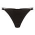 Hilton Highleg Thong, Black