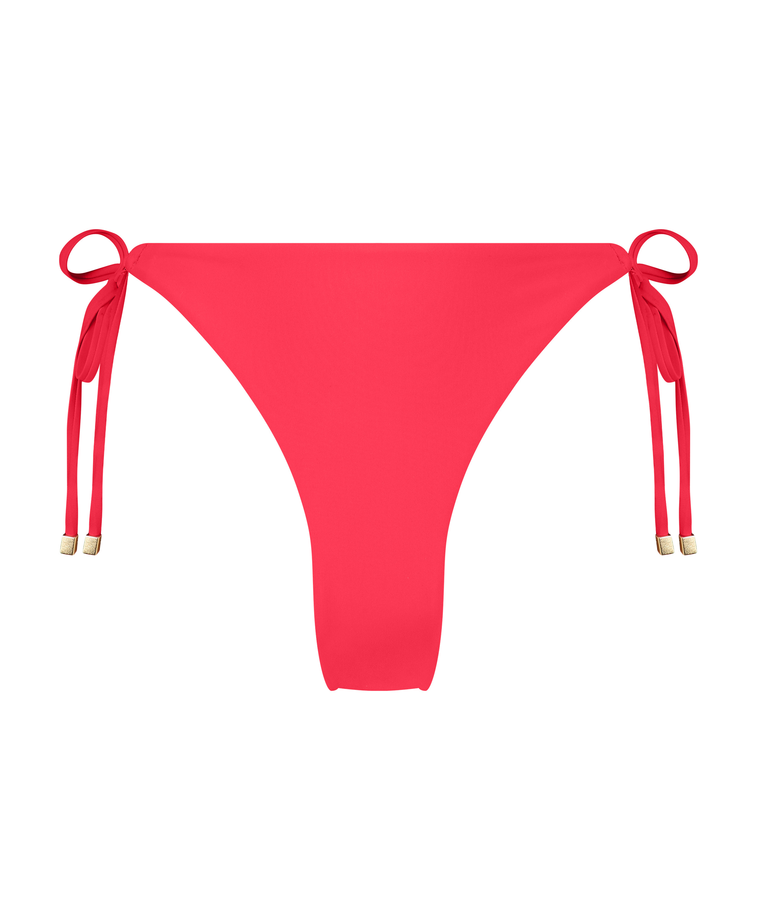 Doha High-Leg Bikini Bottoms, Red, main