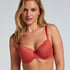 Marine Padded Underwired Bra, Red