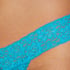 Floral Lace Thong, Blue